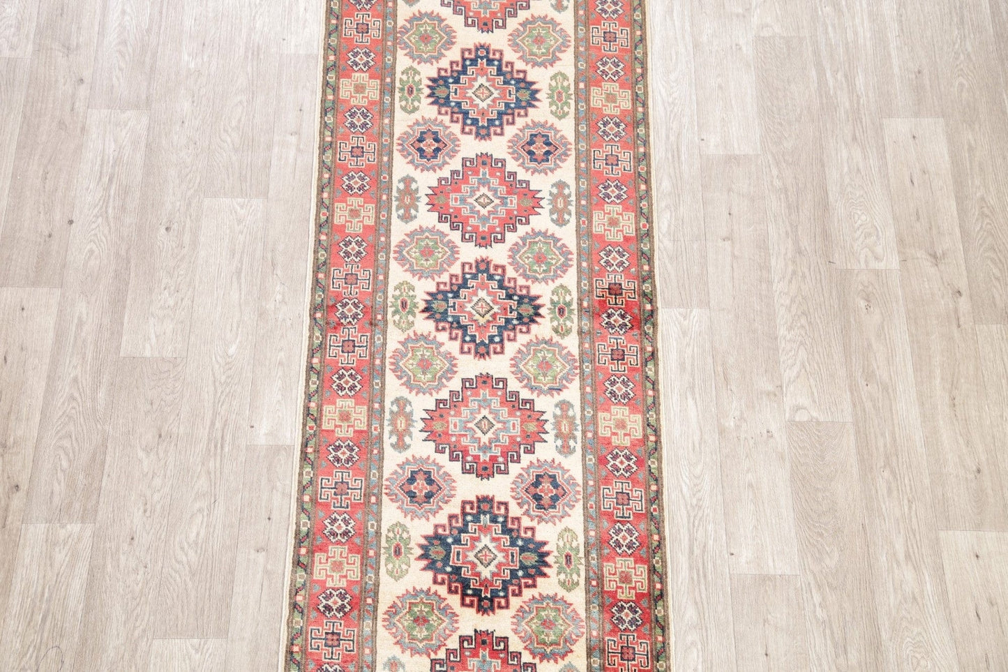 Kazak-Chechen Runner Rug 3x8