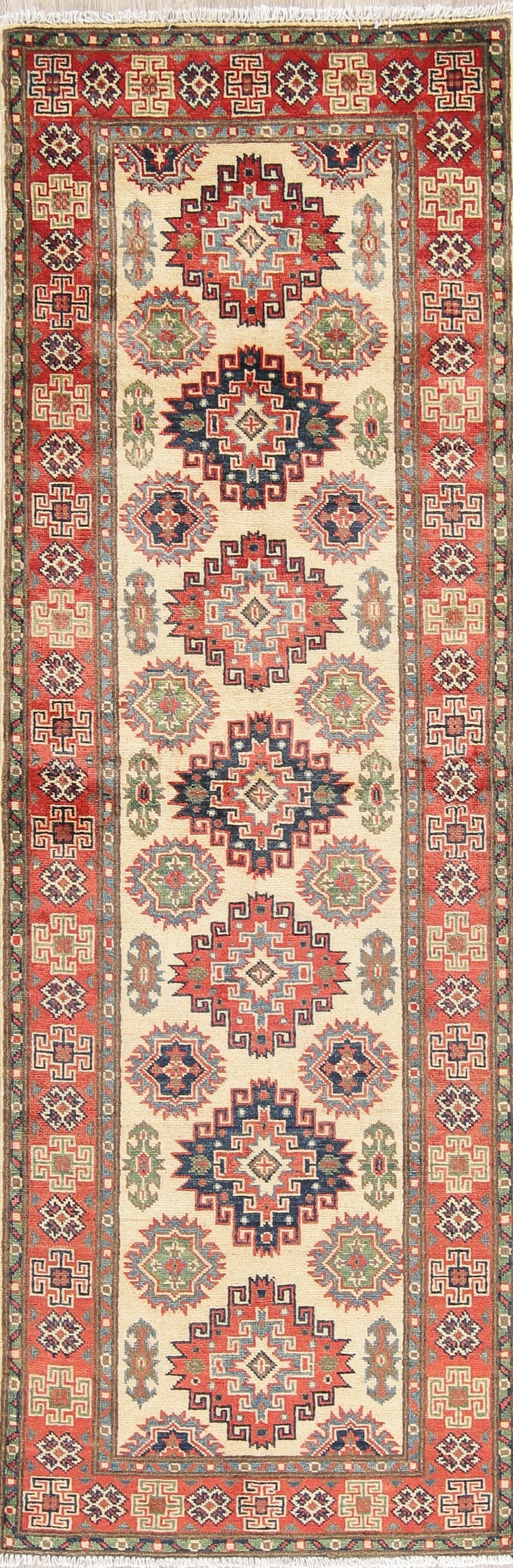 Kazak-Chechen Runner Rug 3x8