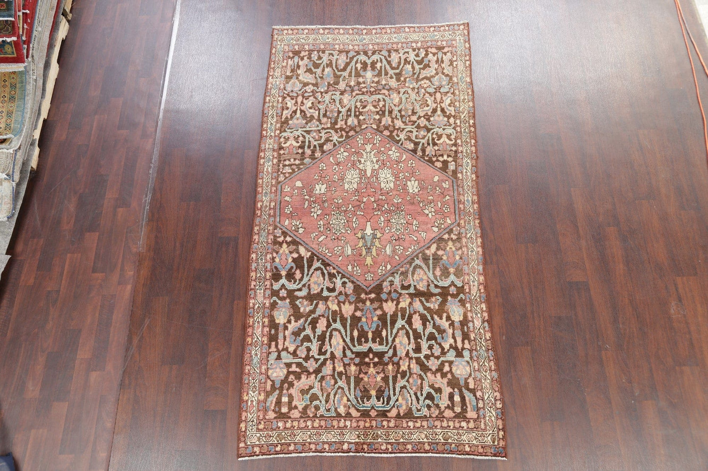 Pre-1900 Vegetable Dye Bakhtiari Persian Area Rug 5x9