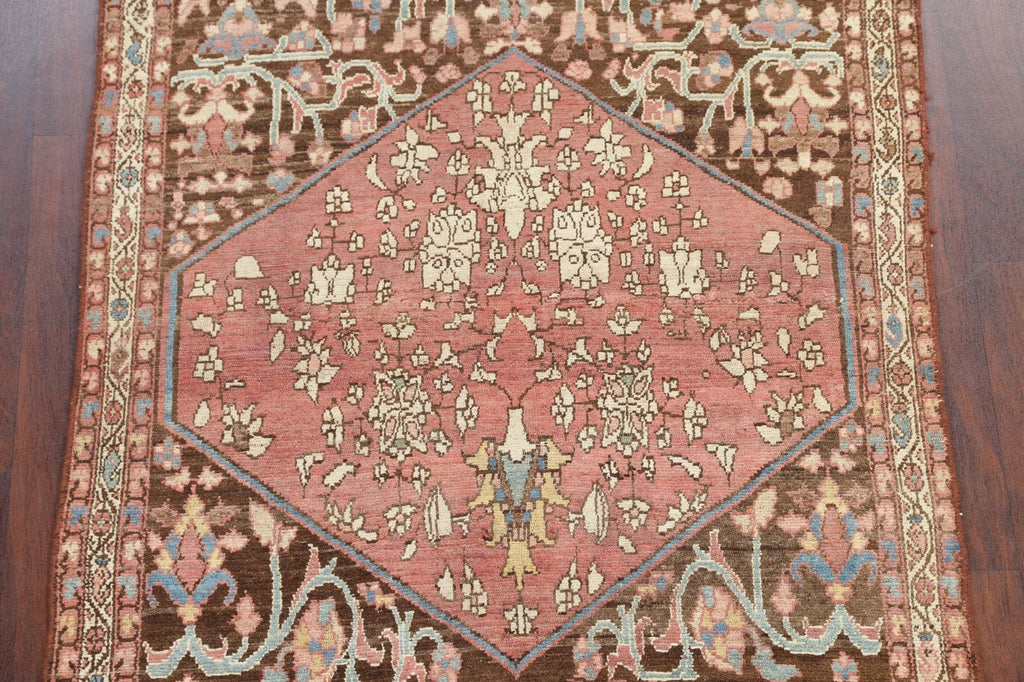 Pre-1900 Vegetable Dye Bakhtiari Persian Area Rug 5x9