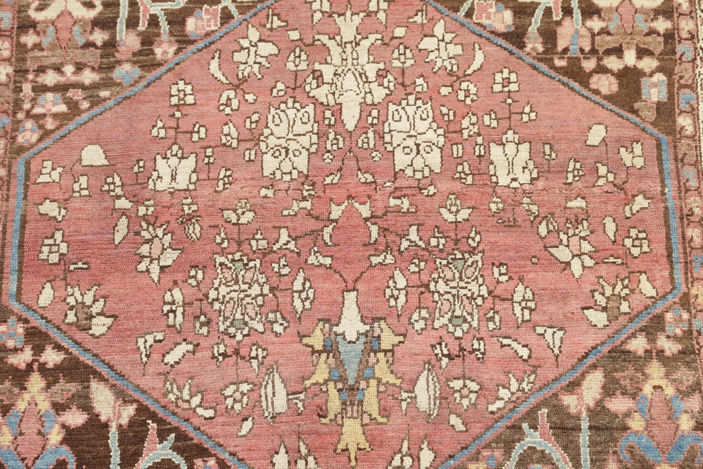 Pre-1900 Vegetable Dye Bakhtiari Persian Area Rug 5x9