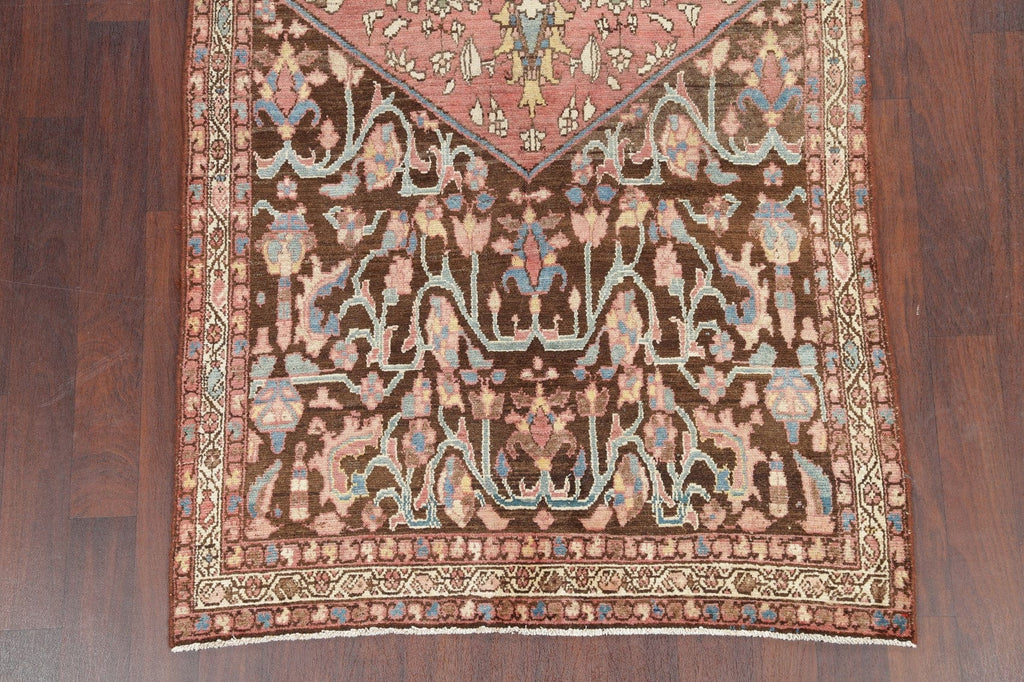 Pre-1900 Vegetable Dye Bakhtiari Persian Area Rug 5x9