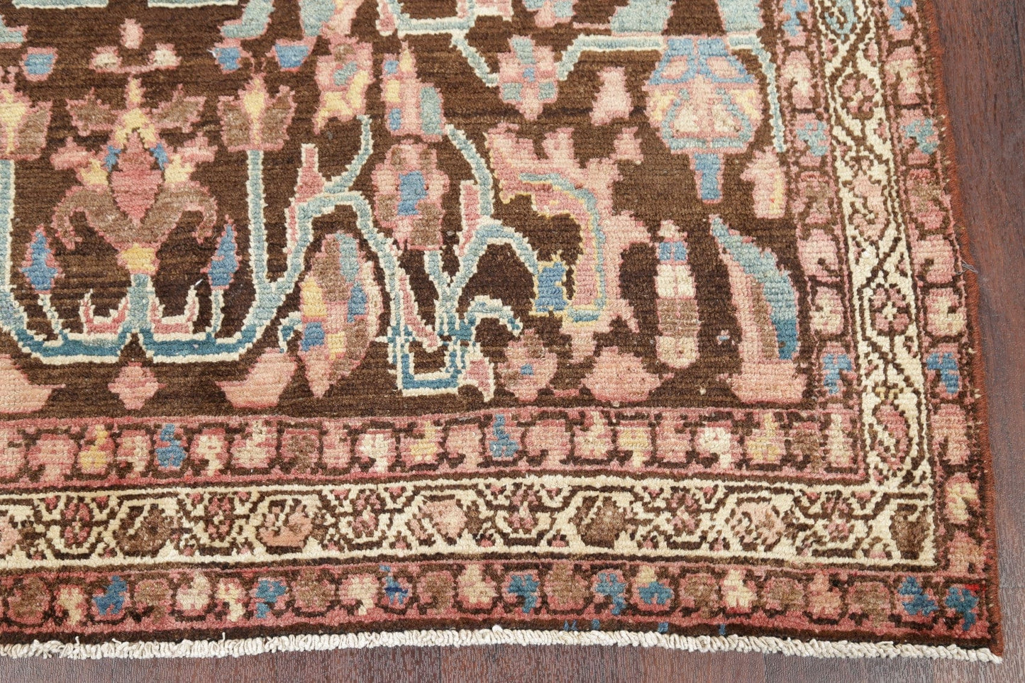 Pre-1900 Vegetable Dye Bakhtiari Persian Area Rug 5x9