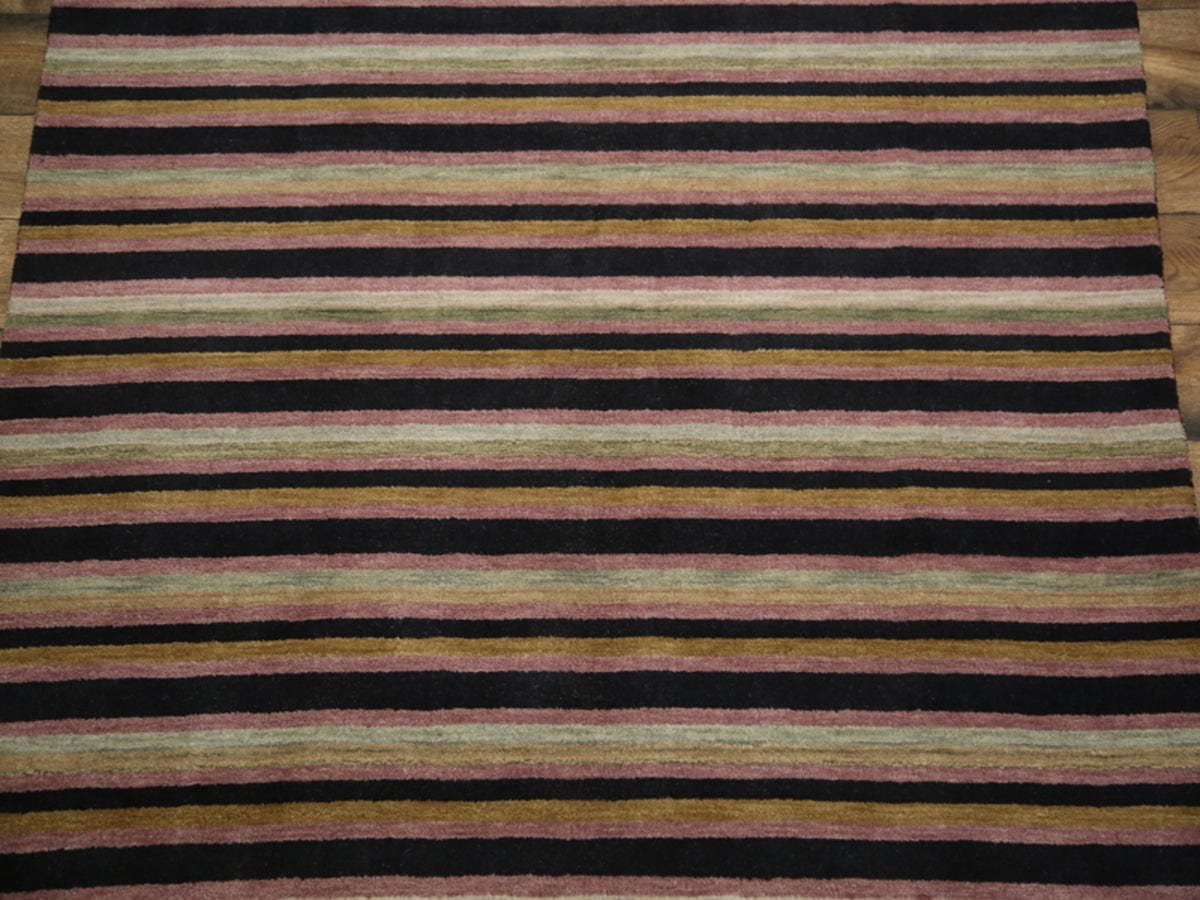 Striped Modern Gabbeh Oriental Area Rug 6x10