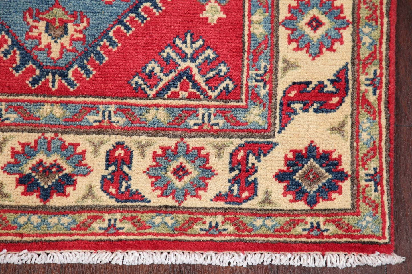 Red Kazak-Chechen Oriental Rug 3x4