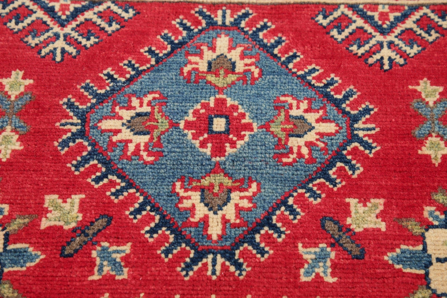 Red Kazak-Chechen Oriental Rug 3x4