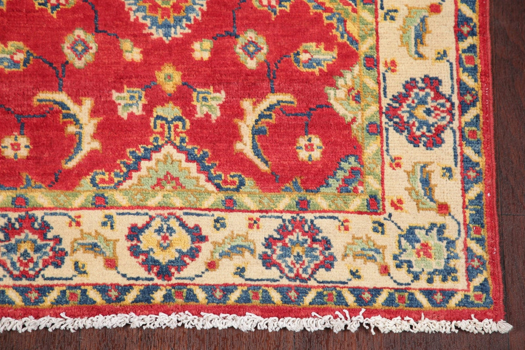 Floral Red Kazak-Chechen Oriental Rug 3x4