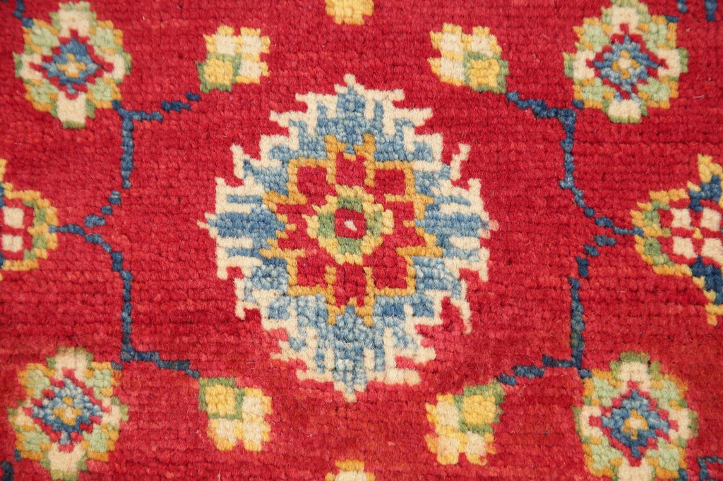 Floral Red Kazak-Chechen Oriental Rug 3x4