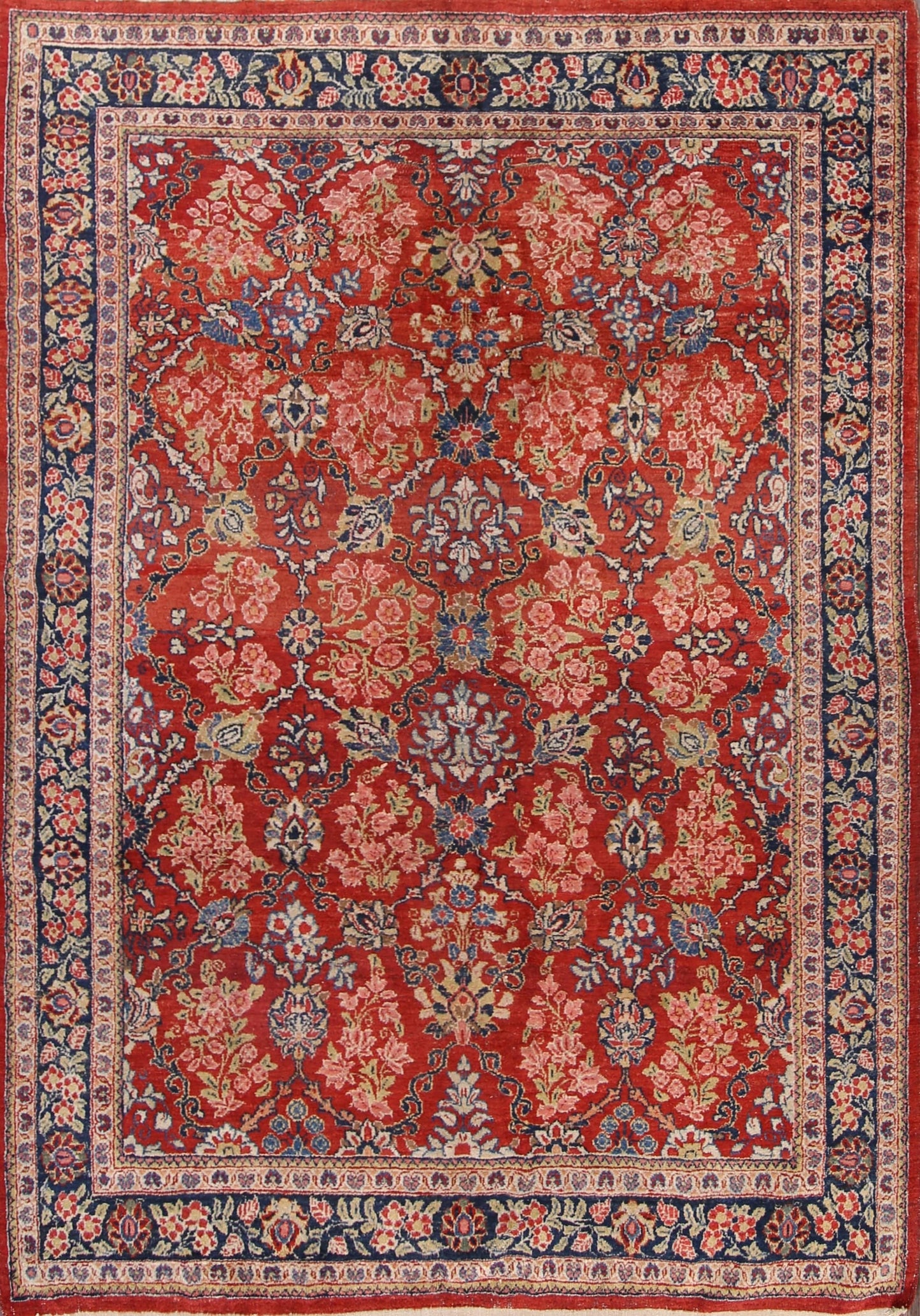 7x10 Mahal Persian Area Rug