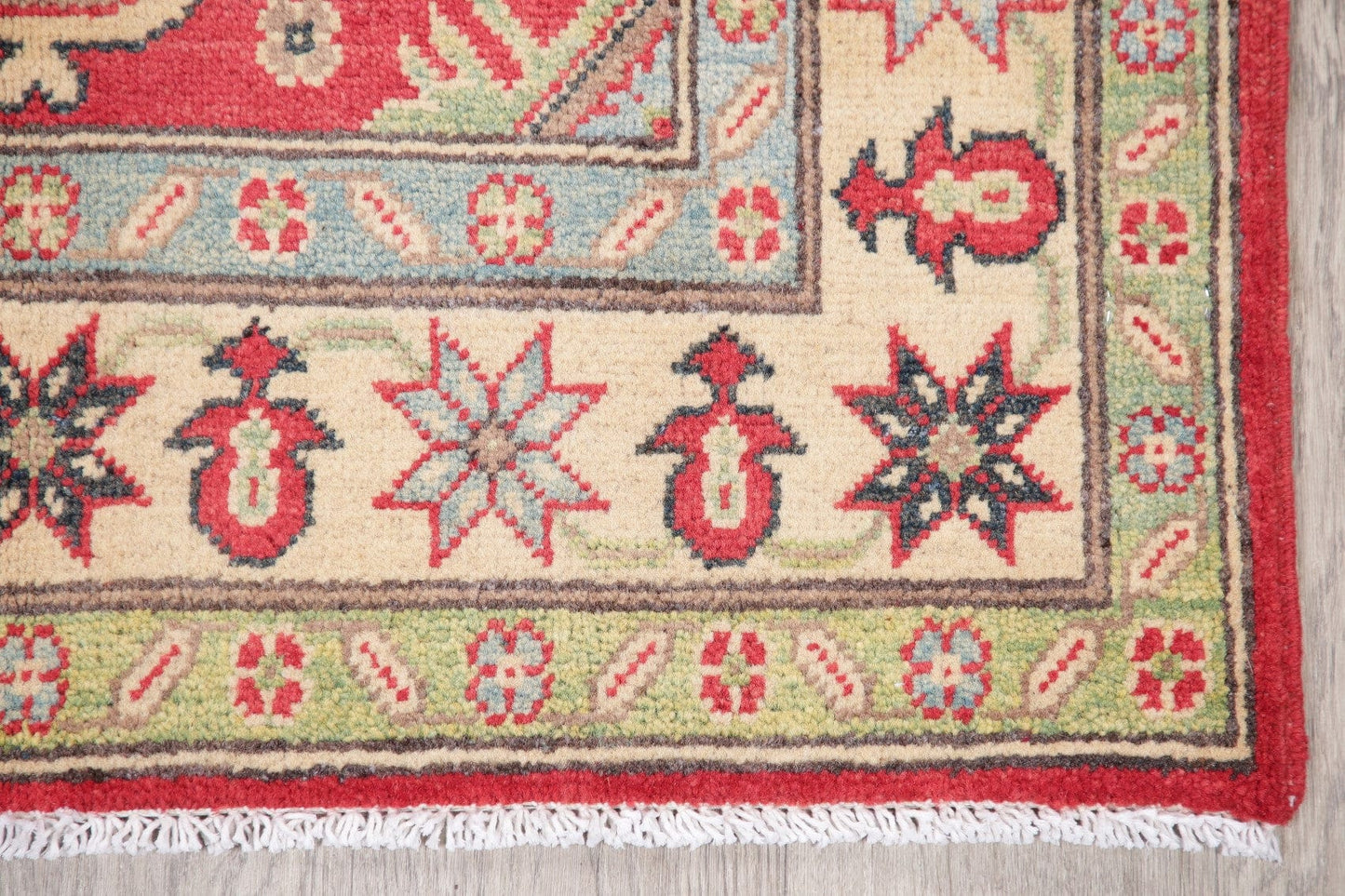 Super Kazak-Chechen Oriental Wool Rug 3x4