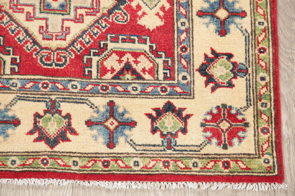 Red Kazak-Chechen Oriental Rug 3x5