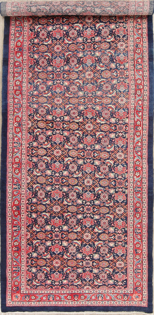 Geometric Sultanabad Persian Runner Rug 5x14