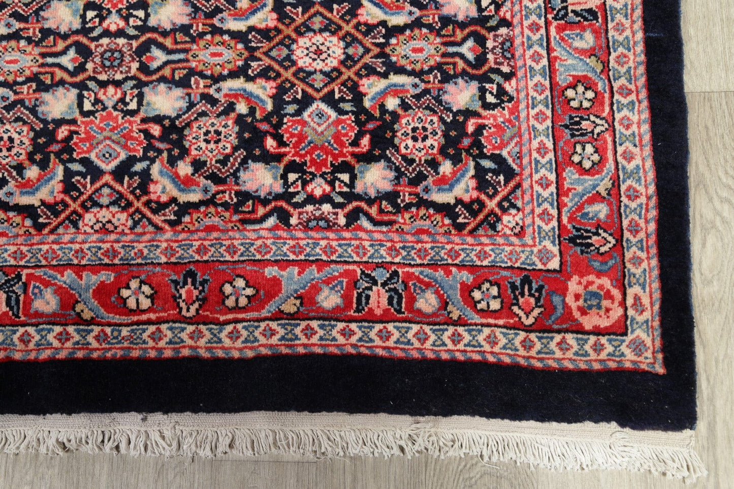 Geometric Sultanabad Persian Runner Rug 5x14