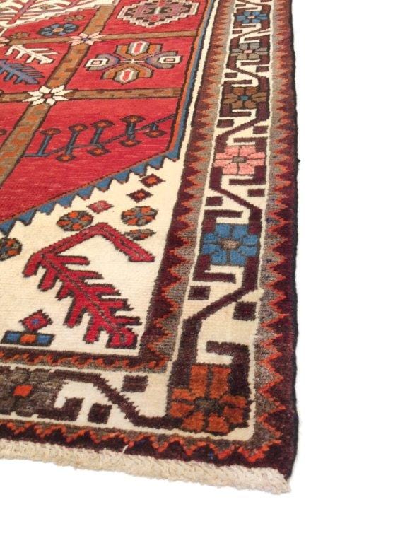 Vintage Balouch Colletion Hand-Knotted Lamb's Wool Area Rug- 3'11" X 5' 4"