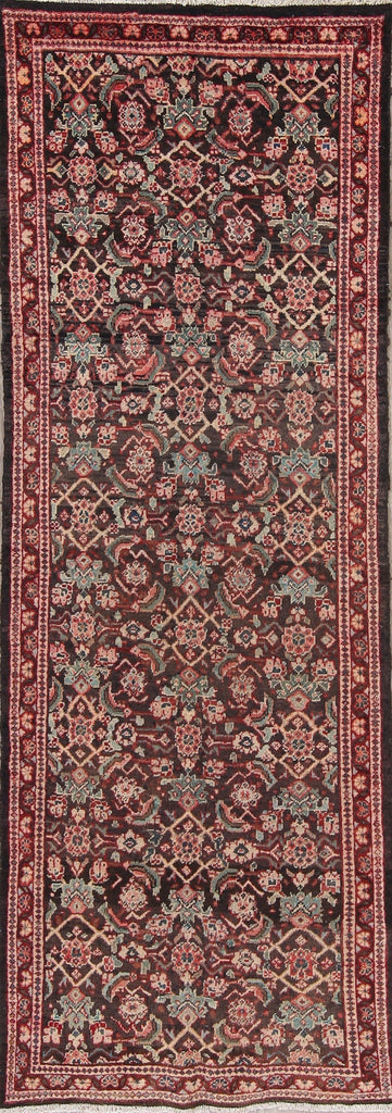 Antique  Sultanabad Persian Runner Rug 3x10