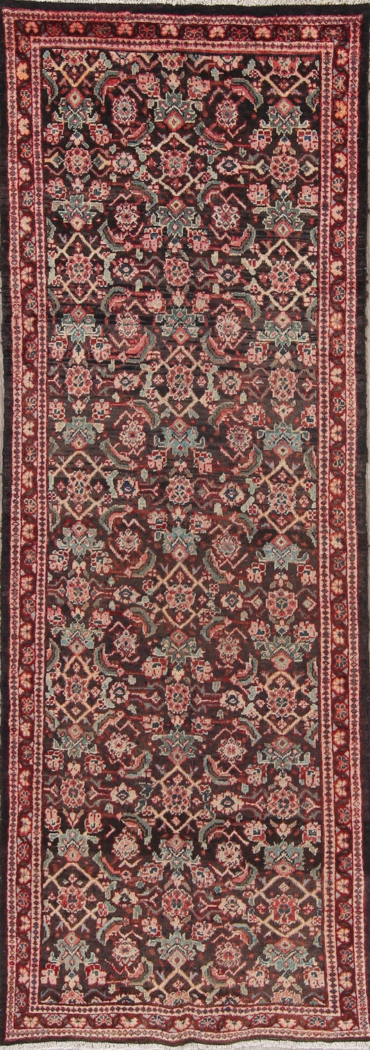 Antique  Sultanabad Persian Runner Rug 3x10