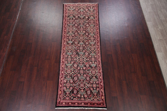 Antique  Sultanabad Persian Runner Rug 3x10