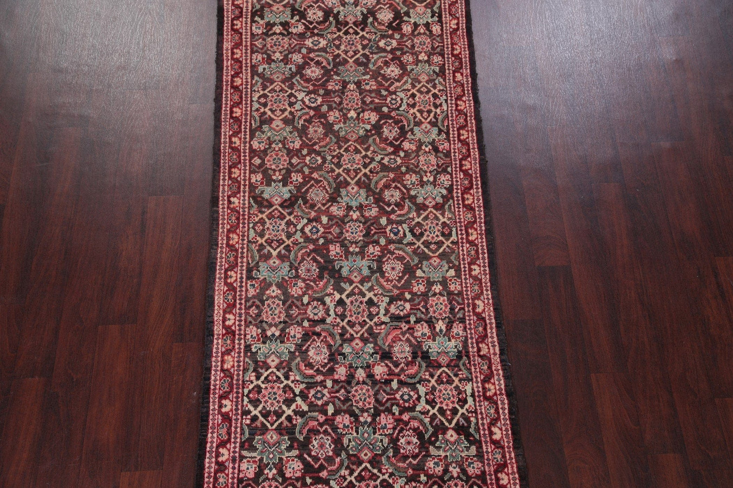 Antique  Sultanabad Persian Runner Rug 3x10