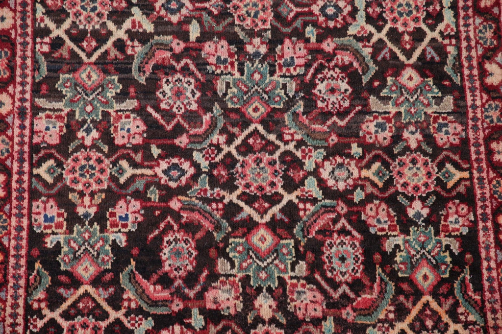 Antique  Sultanabad Persian Runner Rug 3x10