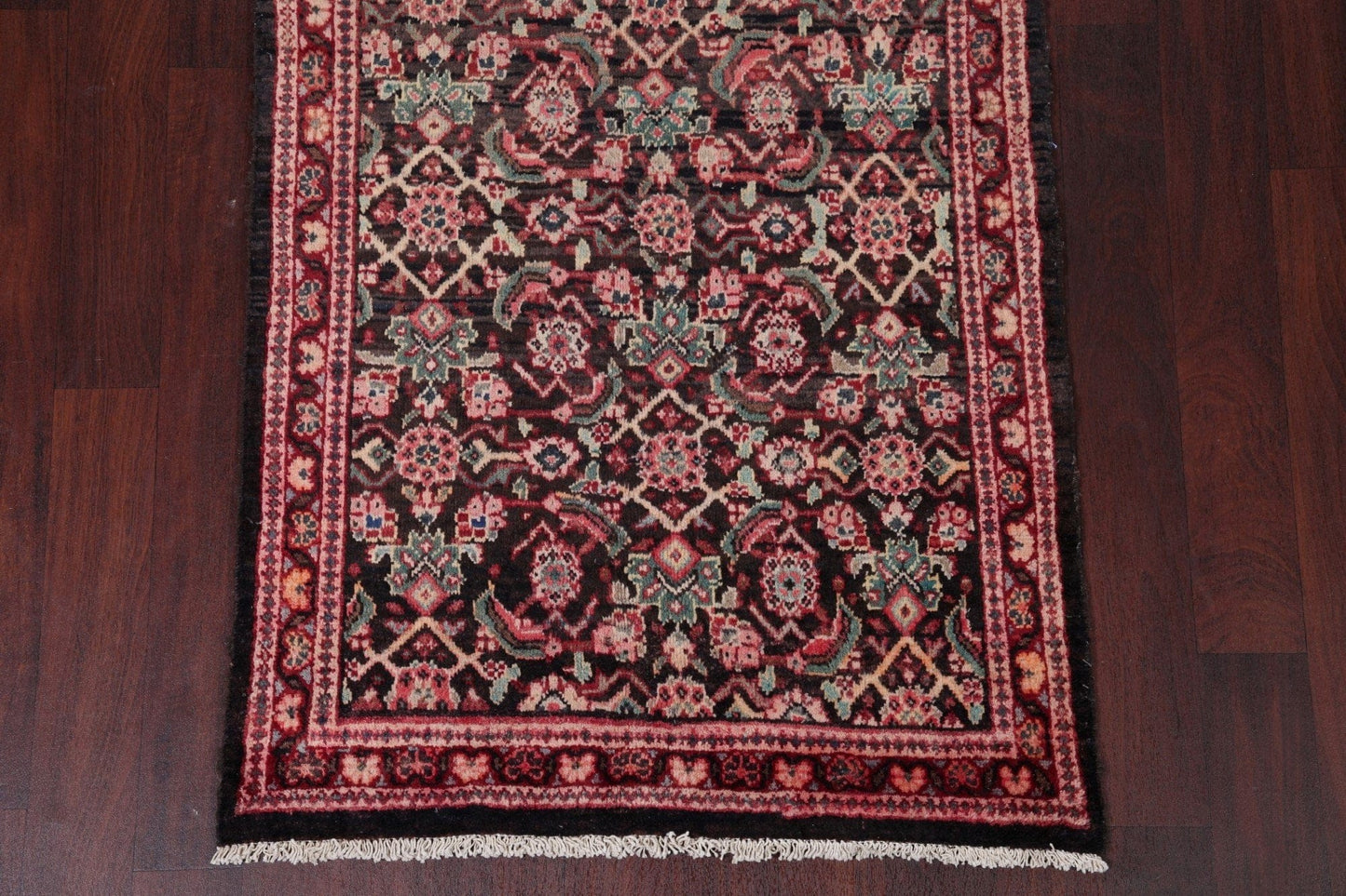 Antique  Sultanabad Persian Runner Rug 3x10