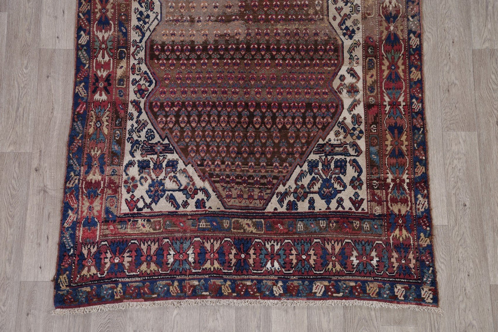 Pre-1900 Vegetable Dye Malayer Persian Wool Rug 5x9