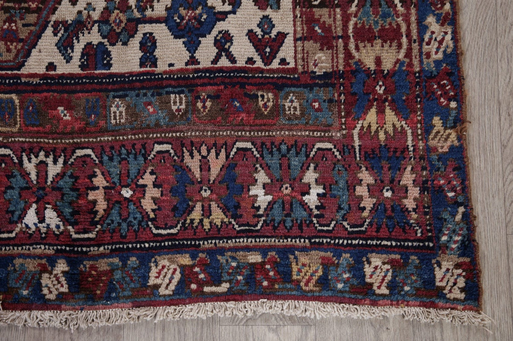 Pre-1900 Vegetable Dye Malayer Persian Wool Rug 5x9