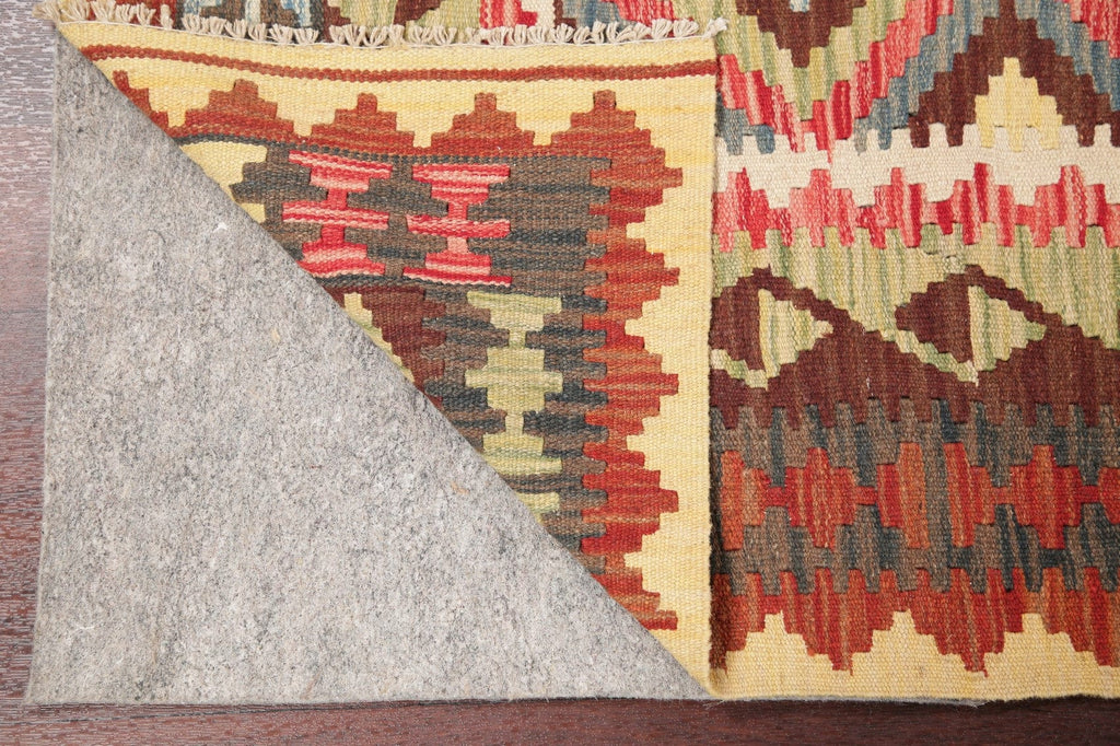 Multi-Color Kilim Turkish Oriental Wool Rug 3x4