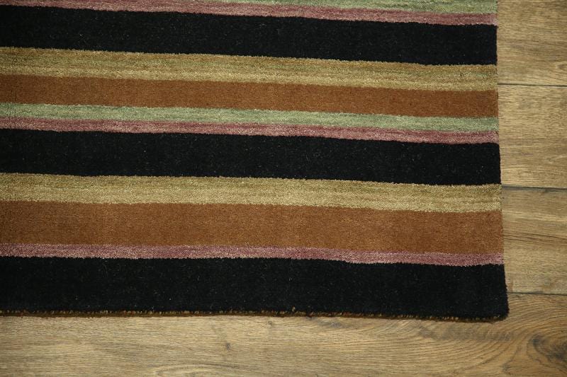 Stripe Gabbeh Oriental Area Rug 6x10