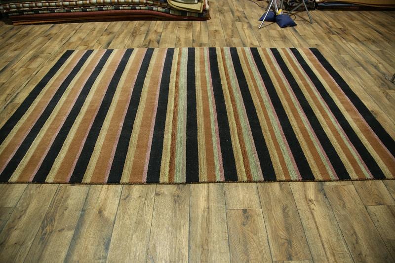 Stripe Gabbeh Oriental Area Rug 6x10