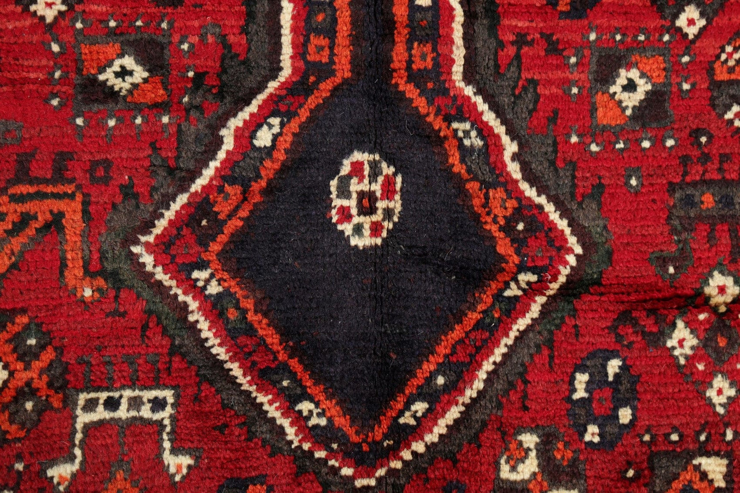 Tribal Red Shiraz Persian Wool Area Rug 7x10