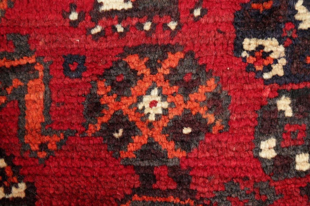 Tribal Red Shiraz Persian Wool Area Rug 7x10