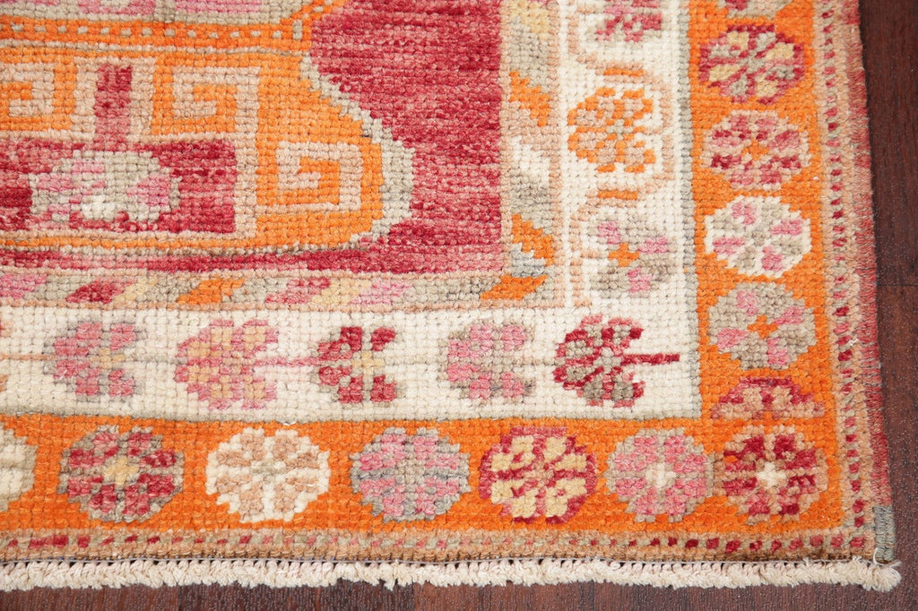 Kazak Oushak Turkish Runner Rug 3x12