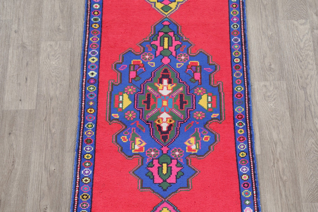 Oushak Turkish Oriental Wool Runner Rug 3x13