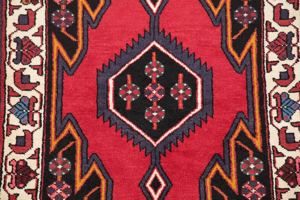 Tribal Geometric Bakhtiari Persian Wool Rug 3x5