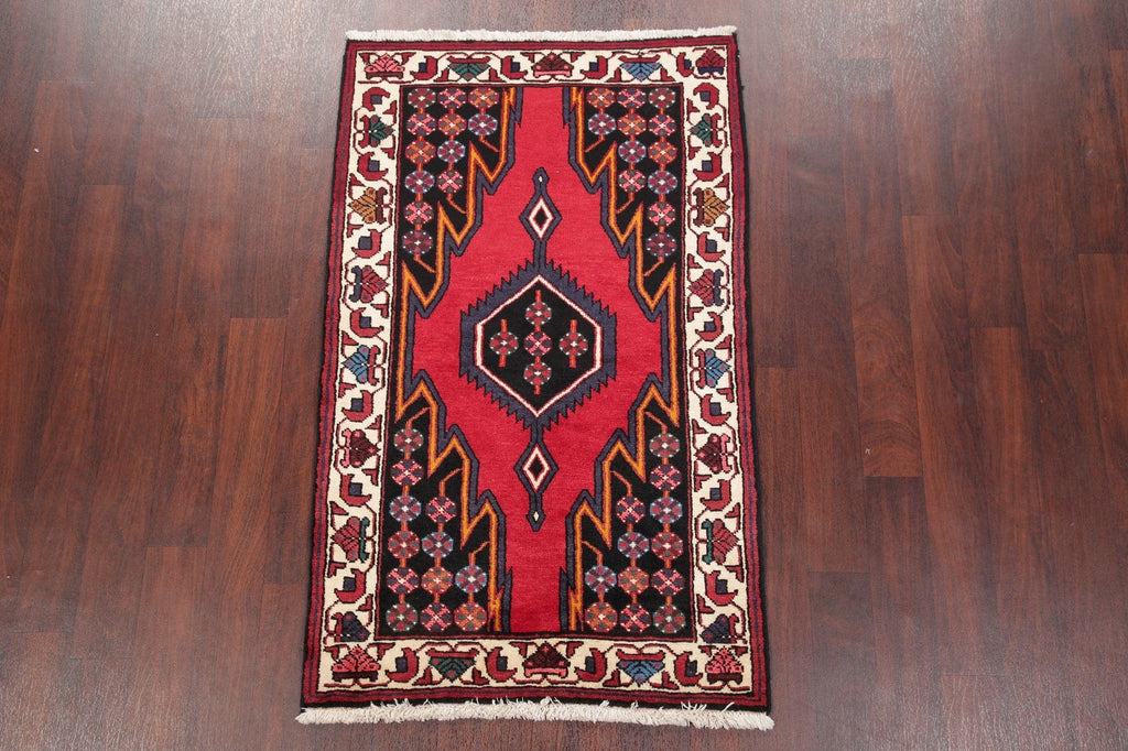 Tribal Geometric Bakhtiari Persian Wool Rug 3x5