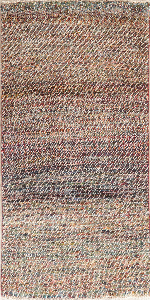 Modern Gabbeh Shiraz Persian Wool Rug 3x5