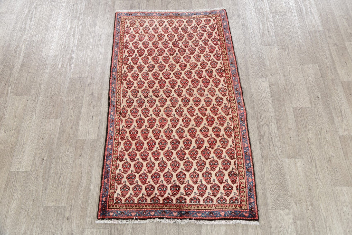 All-Over Mahal Persian Wool Runner Rugs 3x6