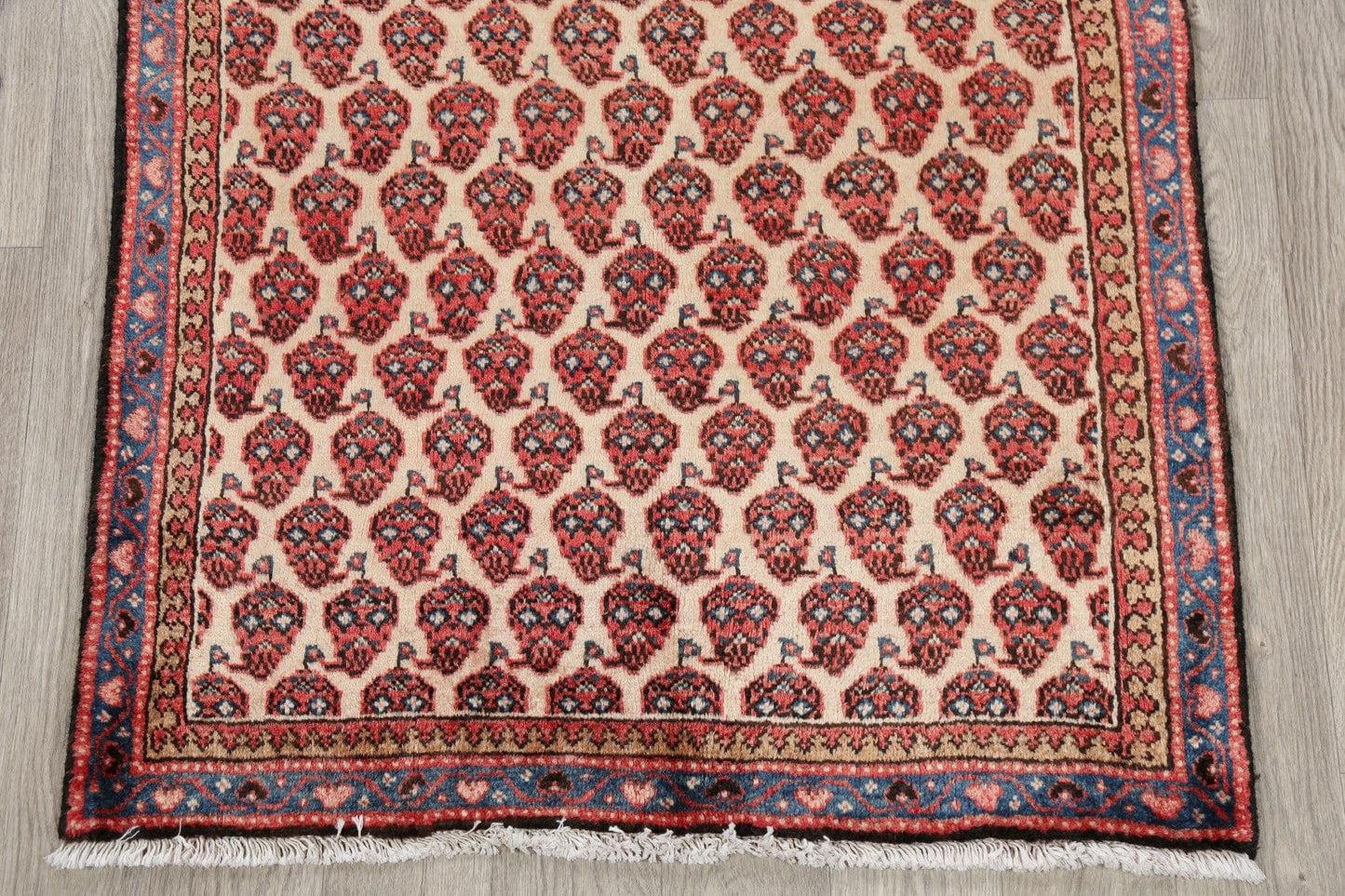 All-Over Mahal Persian Wool Runner Rugs 3x6