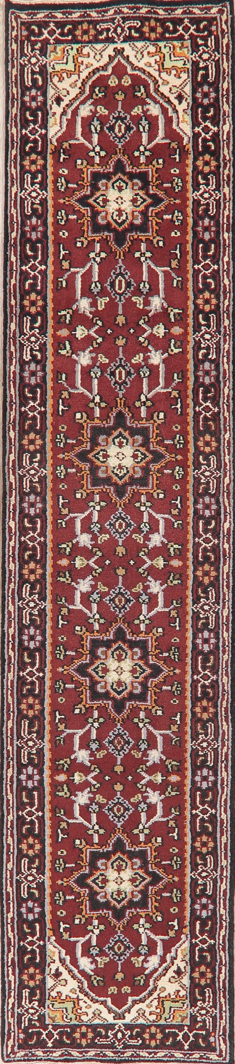 Heriz Indian Wool Runner Rug 3x12