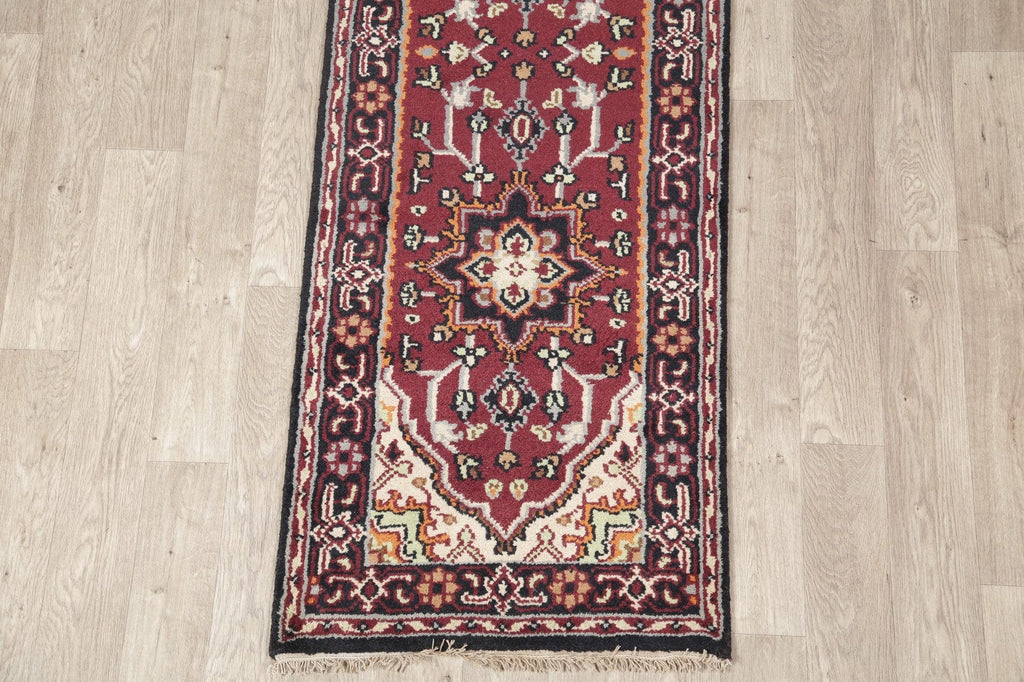 Heriz Indian Wool Runner Rug 3x12