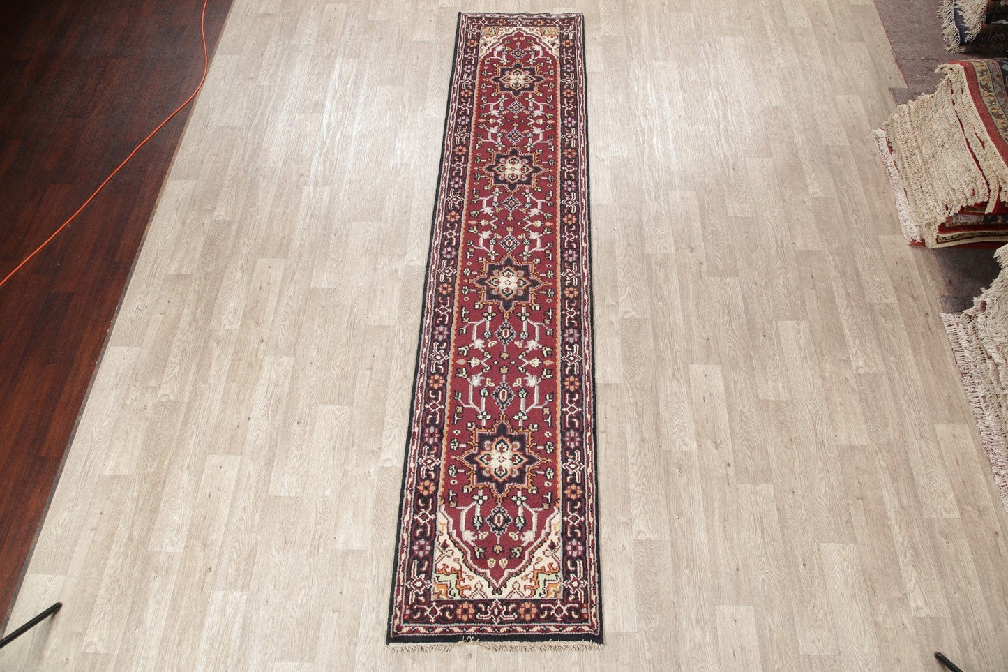 Heriz Indian Wool Runner Rug 3x12