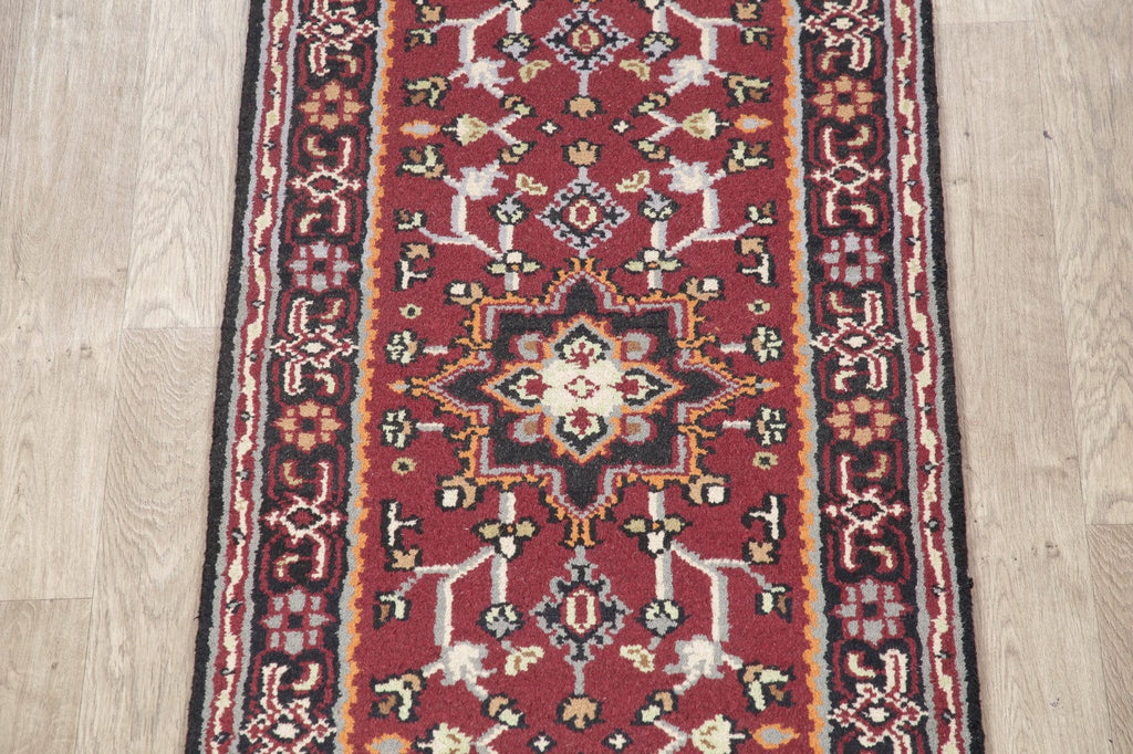 Heriz Indian Wool Runner Rug 3x12