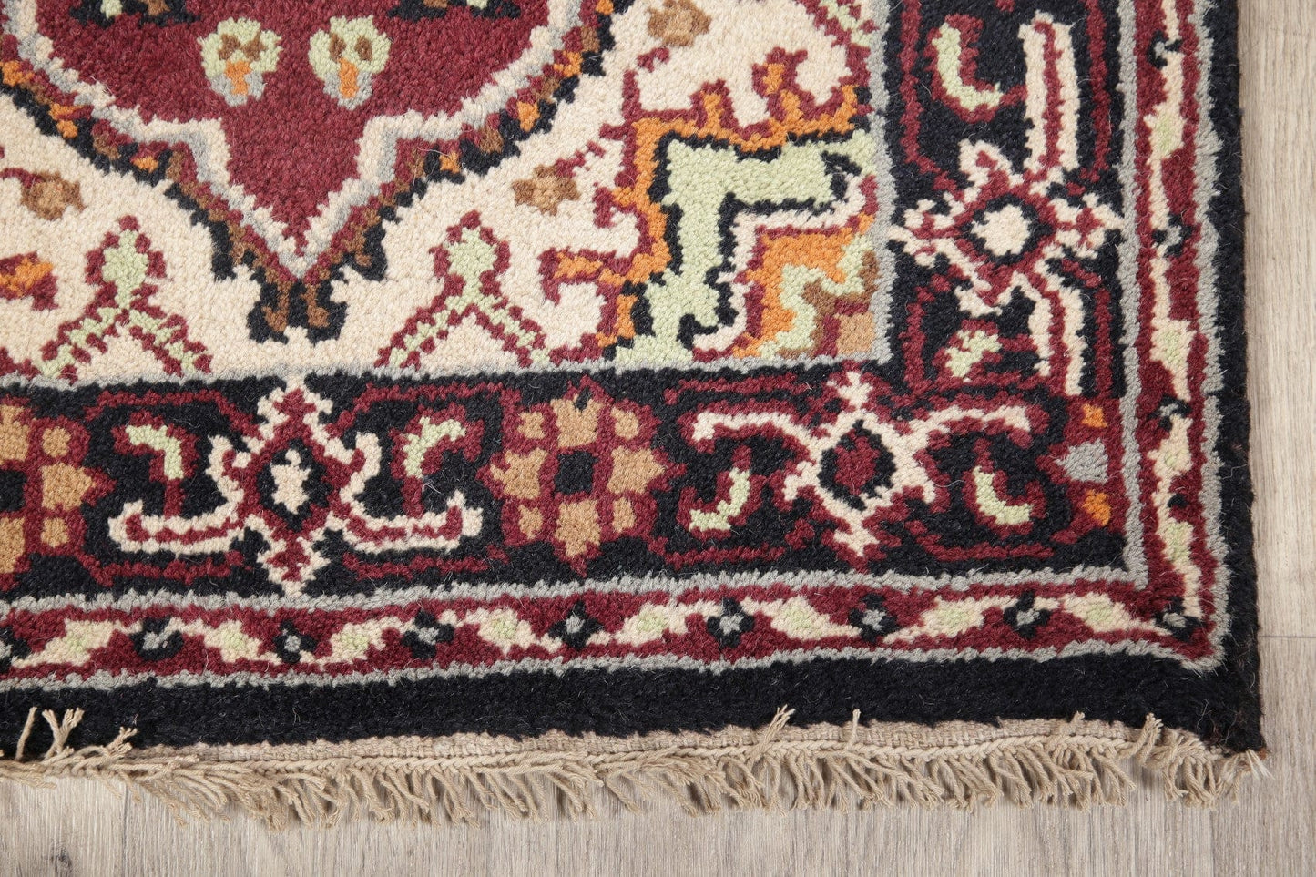 Heriz Indian Wool Runner Rug 3x12