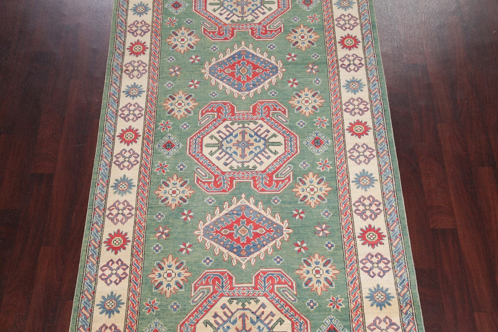 Green Super Kazak-Chechen Oriental Rug 5x20 Runner