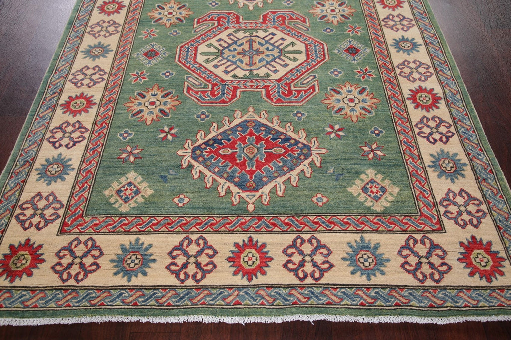 Green Super Kazak-Chechen Oriental Rug 5x20 Runner