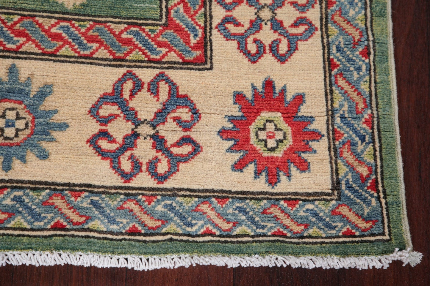 Green Super Kazak-Chechen Oriental Rug 5x20 Runner