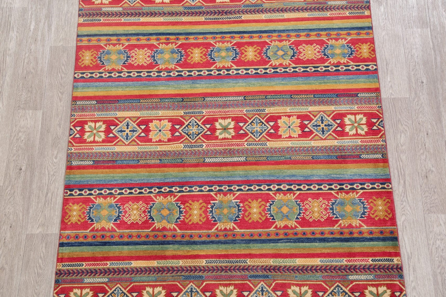 Super Kazak-Chechen Oriental Rug 5x7