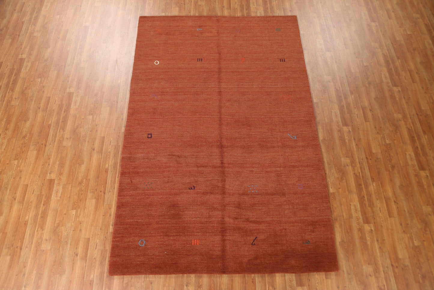 Modern Gabbeh Oriental Area Rug 6x10