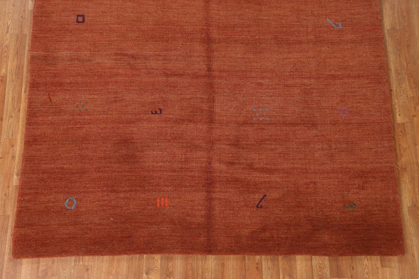 Modern Gabbeh Oriental Area Rug 6x10