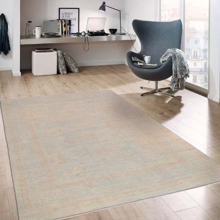 Oushak Collection Hand-Knotted Lamb's Wool Area Rug- 11' 10" X 14' 10"